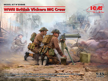 1/35 WWII British Vickers MG Crew (Vickers MG & 2 figures) - Hobby Sense