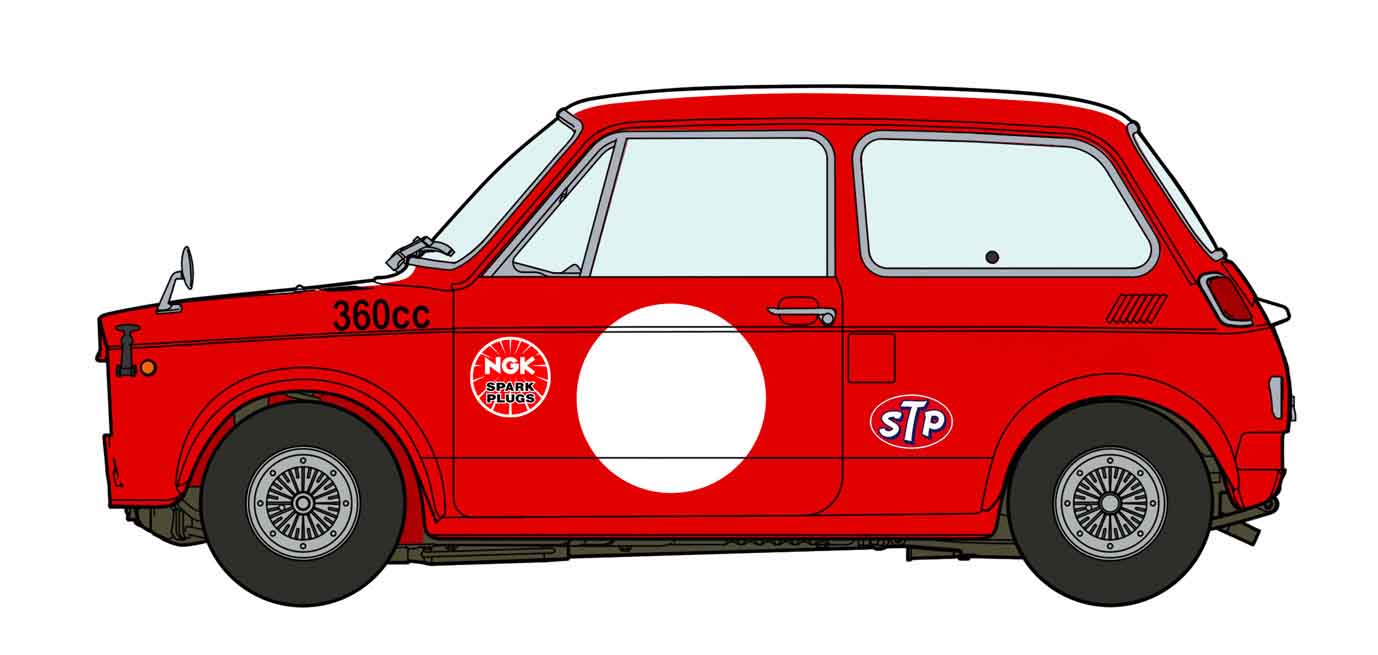 1/24 Honda N360 NI Race Configuration Part 2 - Hobby Sense