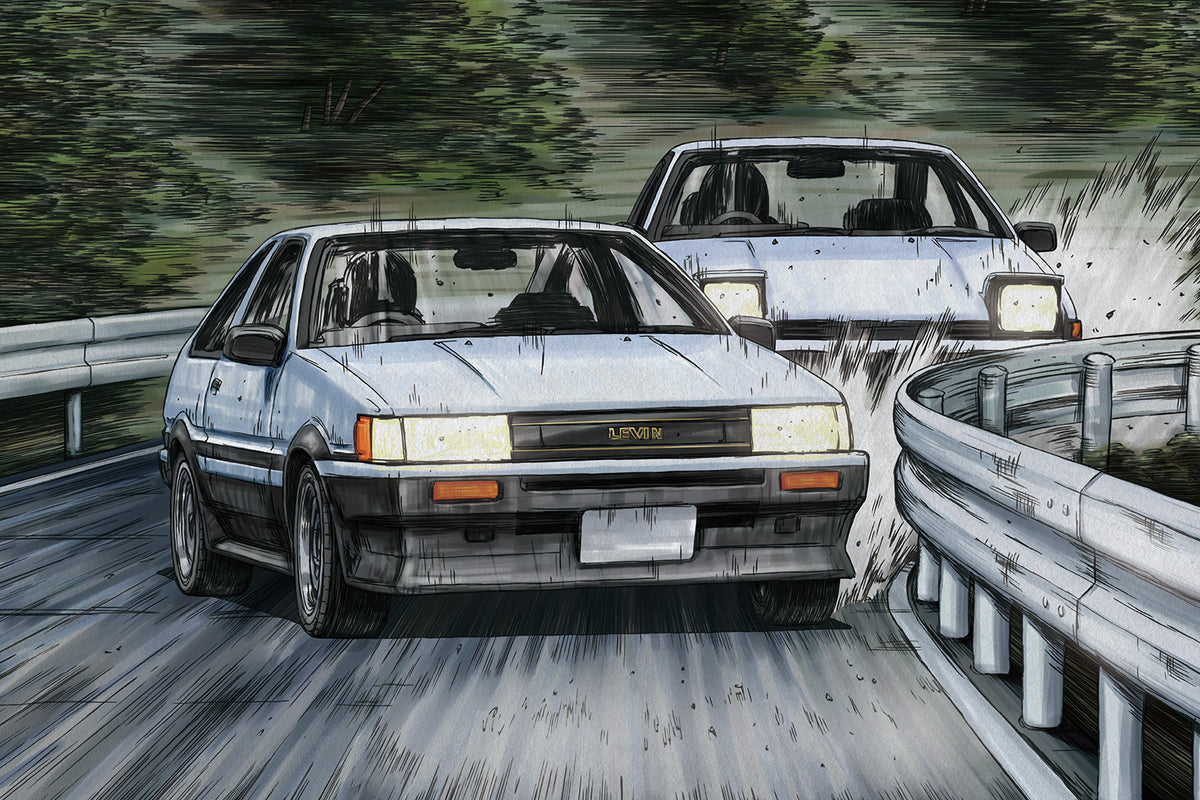 1/24 Toyota Akiyama Wataru Ae86 Levin - Hobby Sense
