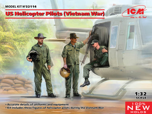 1/32 US Helicopter Pilots (Vietnam War) - Hobby Sense