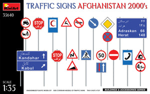 1/35 Traffic Signs Afghanistan. 2000's - Hobby Sense