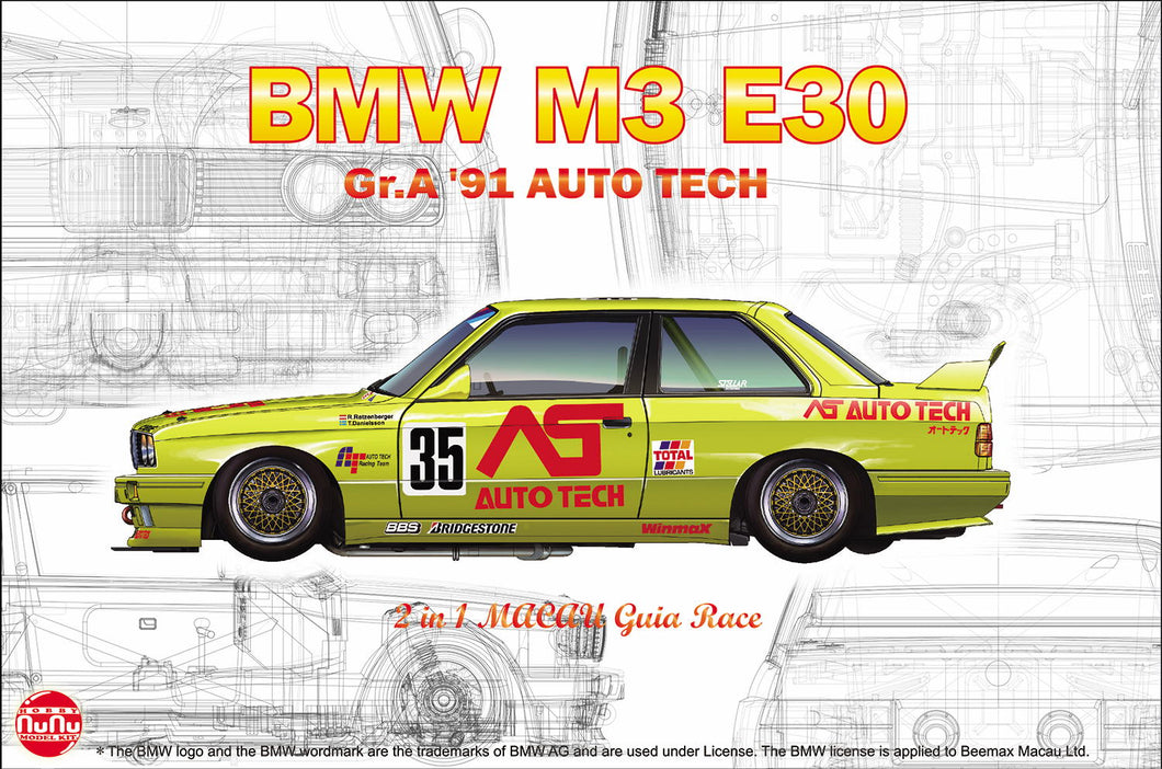 1/24 BMW M3 E30 Gr.A '91 Auto Tech - Hobby Sense