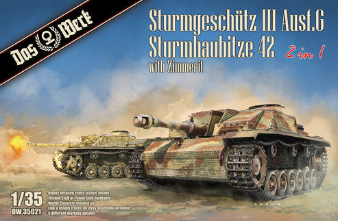 1/35 StuG III Ausf.G / StuH 42 2in1 mit Zimmerit - Hobby Sense