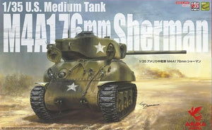 1/35 US Medium Tank M4A1 Sherman 76mm - Hobby Sense