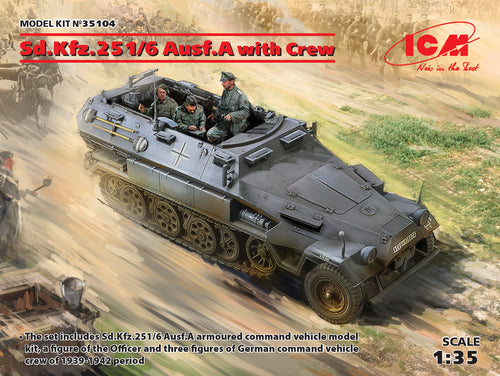 1/35 Sd.Kfz.251/6 Ausf.A with Crew - Hobby Sense