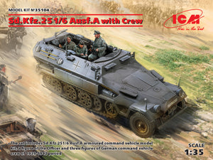 1/35 Sd.Kfz.251/6 Ausf.A with Crew - Hobby Sense