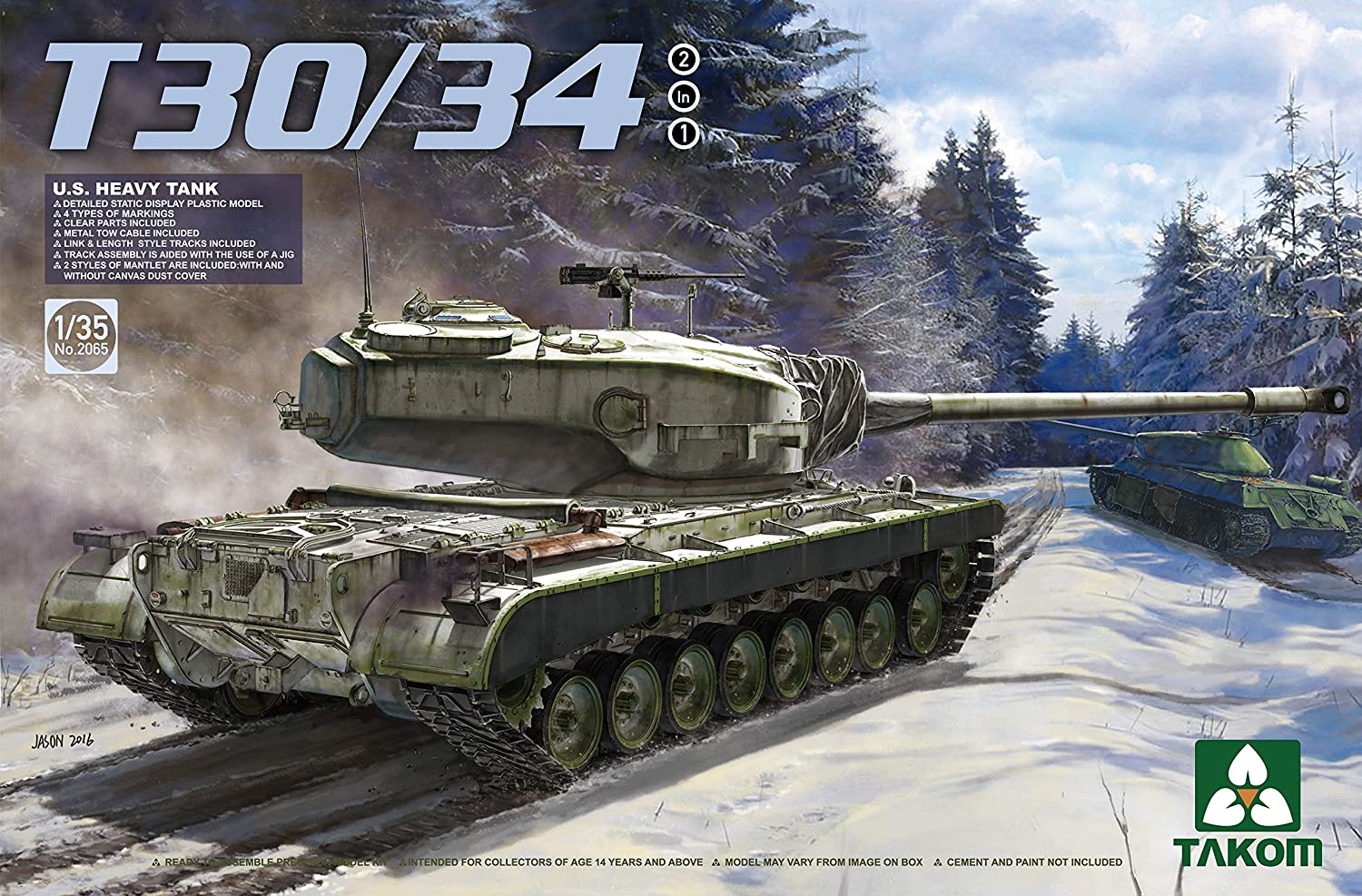 1/35 US Heavy Tank T30/34 2in1 - Hobby Sense