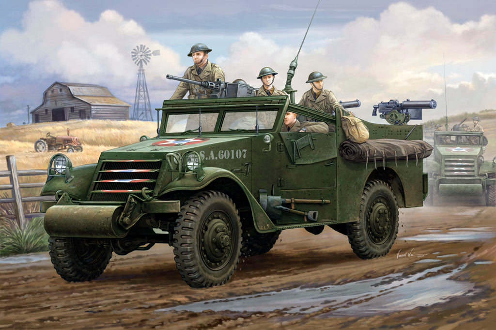 1/35 M3A1 White Scout Car Early Production - Hobby Sense