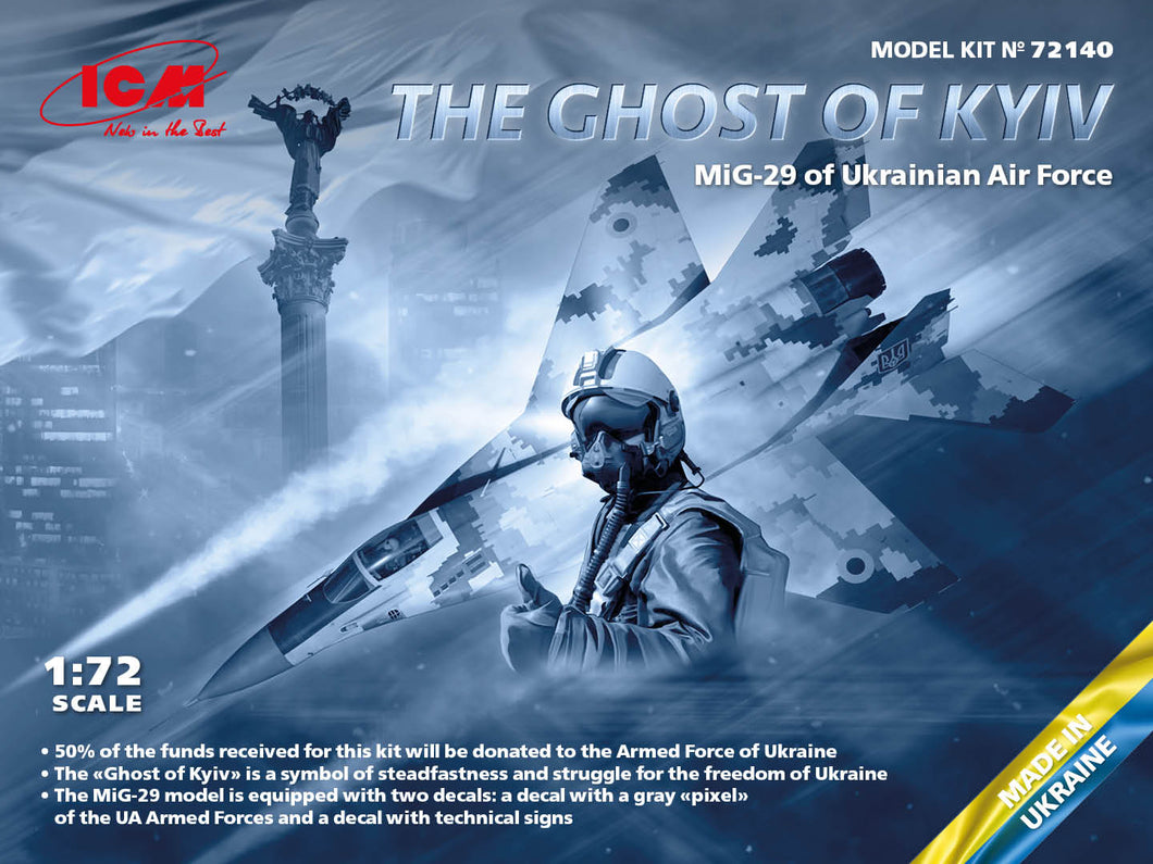 1/72 The Ghost of Kyiv MiG-29 of Ukrainian Air Force - Hobby Sense