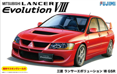 1/24 Mitsubishi Lancer Evolution VIII GSR with Window Frame Masking - Hobby Sense