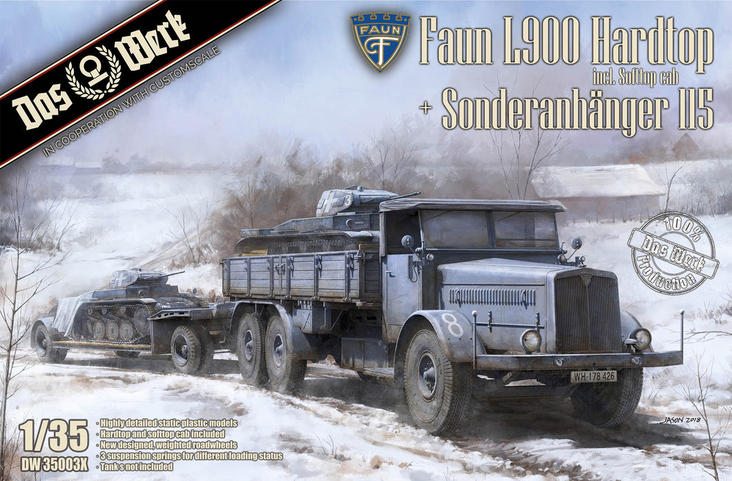 1/35 Faun L900 incl. Sd.Ah.115 - Hobby Sense