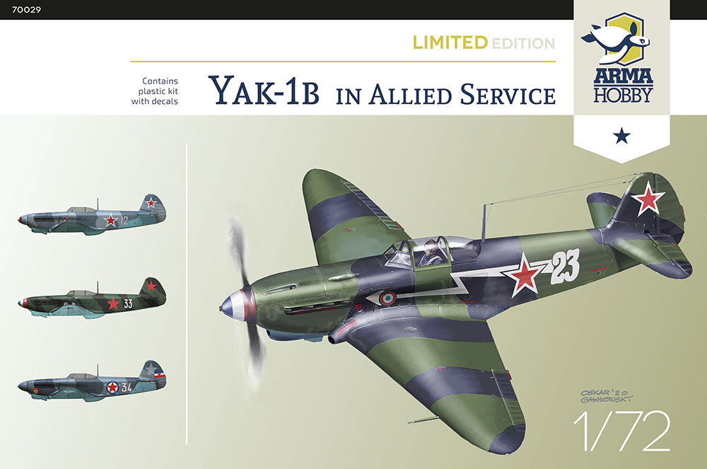 1/72 Yak-1b Allied Fighter Limited Edition - Hobby Sense