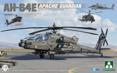 1/35 AH64E Apache Guardian Attack Helicopter - Hobby Sense