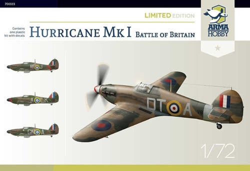 1/72 Hurricane Mk I Battle of Britain, Ltd Edition - Hobby Sense