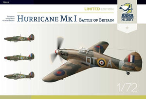 1/72 Hurricane Mk I Battle of Britain, Ltd Edition - Hobby Sense