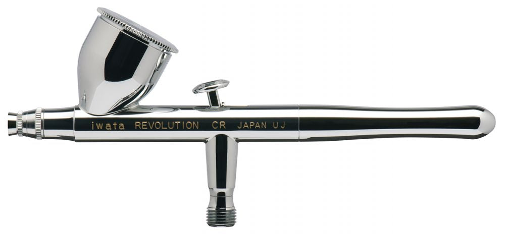 Iwata Revolution HP-CR Gravity Feed Dual Action Airbrush - Hobby Sense