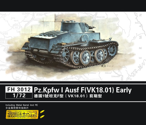 1/72 German PzKpfw I Ausf F Tank (VK18.01) Early Production - Hobby Sense