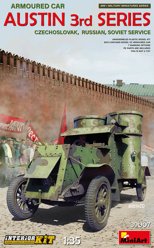 1/35 Austin Armoured Car 3rd Series, Czechoslovak-Russian-Soviet Service, Interior Kit - Hobby Sense