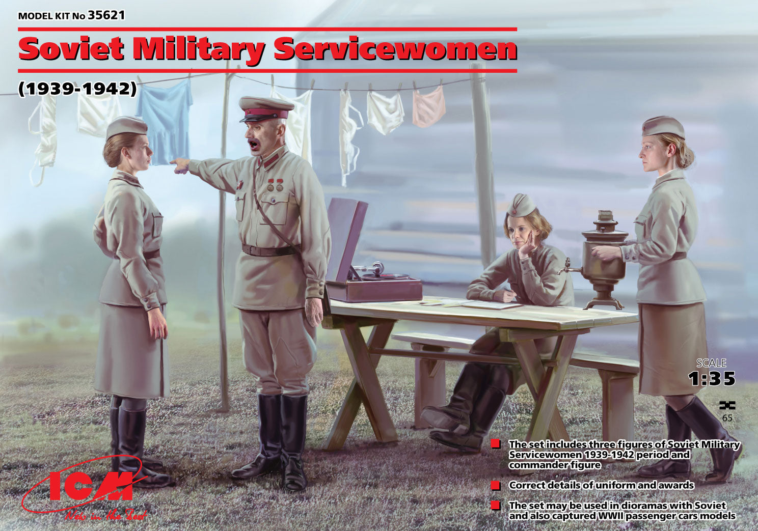 1/35 Soviet Military Servicewomen (1939-1942) - Hobby Sense