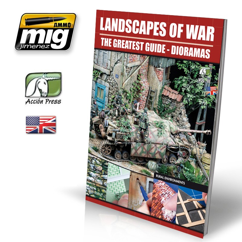 Ammo Mig Landscapes of War Dioramas Vol. 3 Rural Enviroments - The Greatest Guide - Hobby Sense