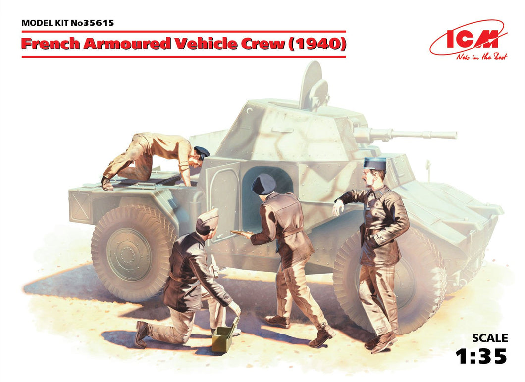 1/35 French Armoured Vehicle Crew 1940 - Hobby Sense