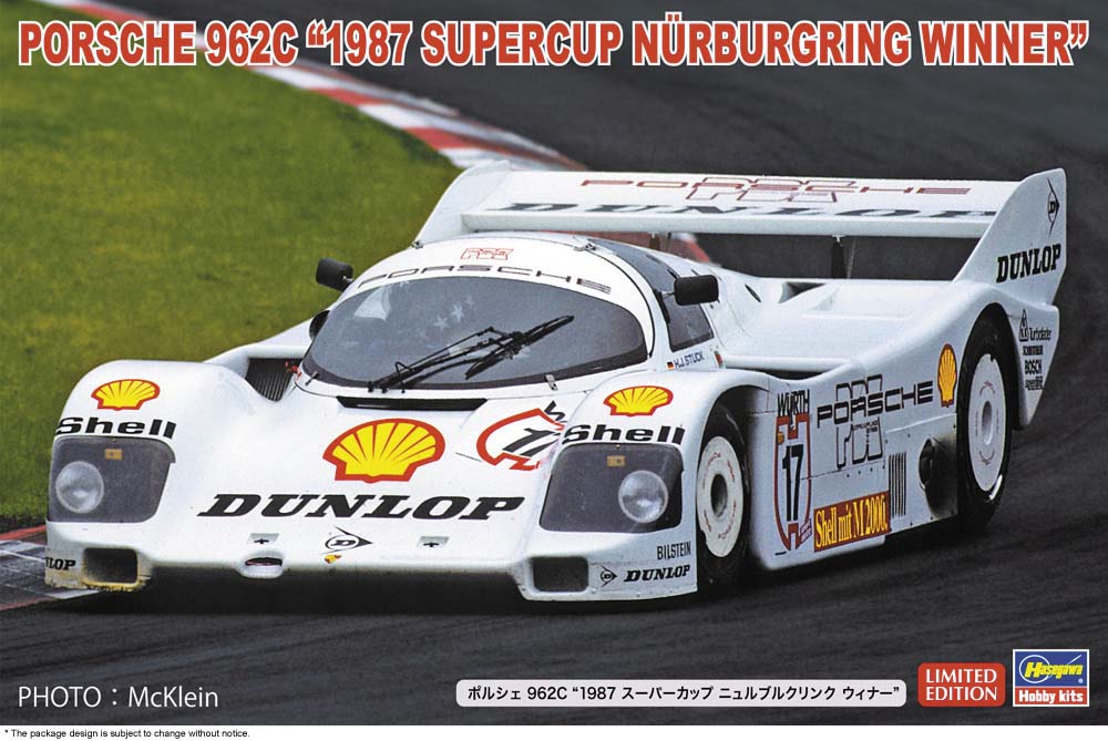 1/24 Porsche 962C 1987 Super Cup Nurburgring Winner - Hobby Sense