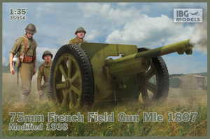 1/35 75mm French Field Gun Mle 1897 – Modified 1938 - Hobby Sense