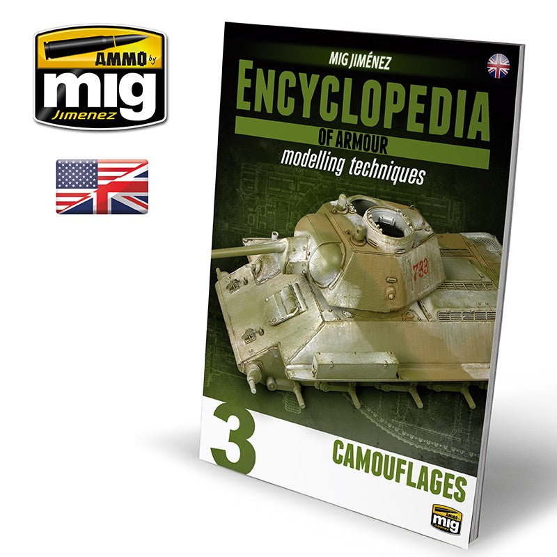 Ammo Mig Encyclopedia of Armour Modelling Techniques - Vol. 3: Camouflages - Hobby Sense
