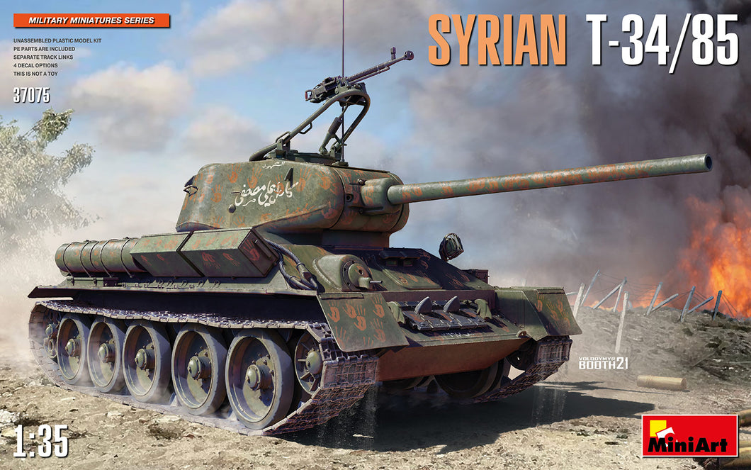1/35 Syrian T34/85 - Hobby Sense