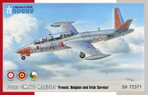 1/72 Fouga CM.170 Magister French, Belgian and Irish Service - Hobby Sense
