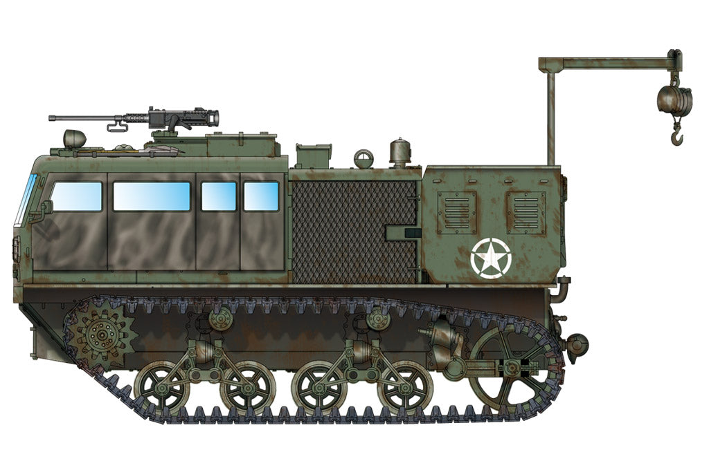 1/72 M4 High Speed Tractor (155mm/8-in./240mm) - Hobby Sense