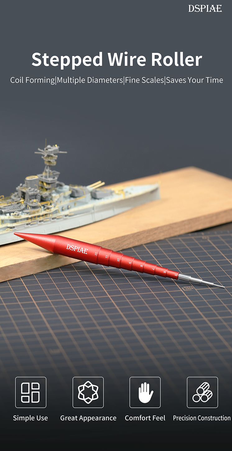 Aluminium Alloy Stepped Wire & Photo Etch Roller - Hobby Sense
