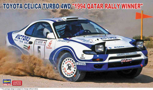 1/24 Toyota Celica Turbo 4WD 1994 Qatar Rally Winner - Hobby Sense