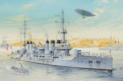 1/350 French Navy Pre-Dreadnought Battleship Voltaire - Hobby Sense