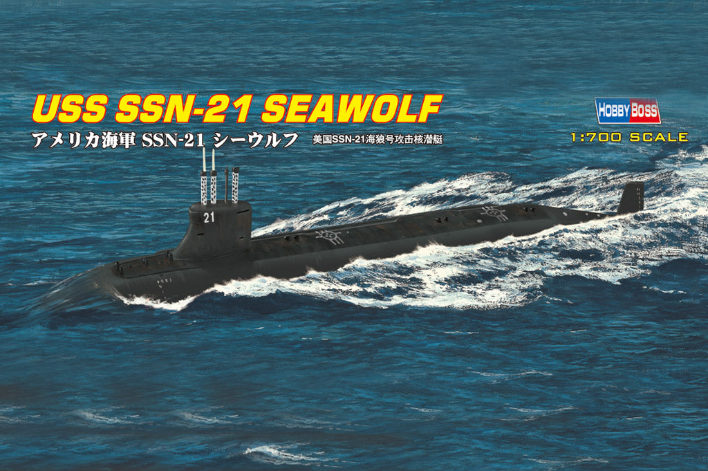 1/700 USS SSN-21 Sea Wolf Attack Submarine - Hobby Sense