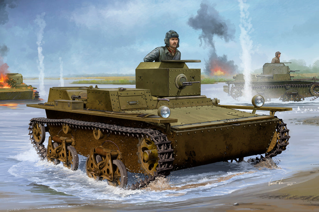 1/35 Soviet T38 Amphibious Light Tank - Hobby Sense