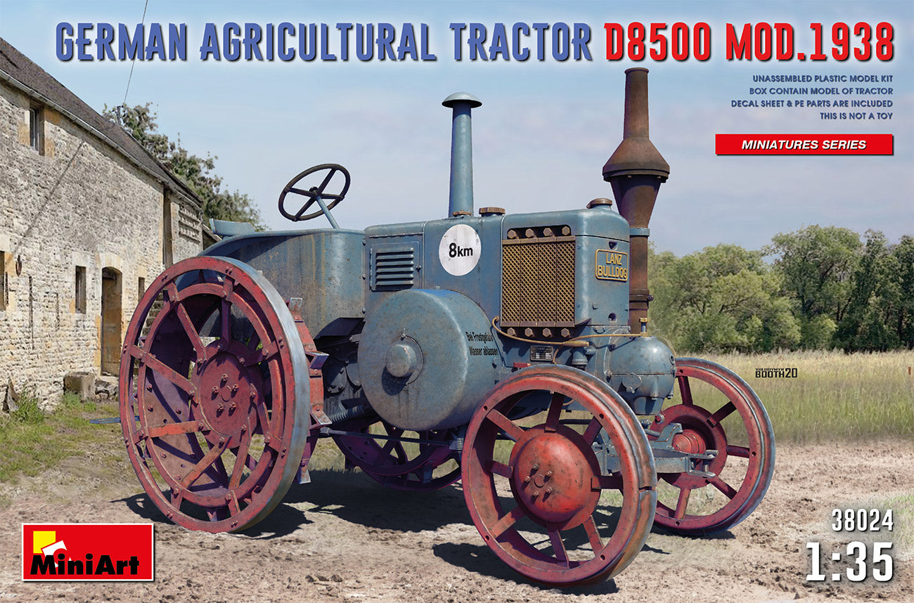 1/35 German Agricultural Tractor D8500 Mod. 1938 - Hobby Sense