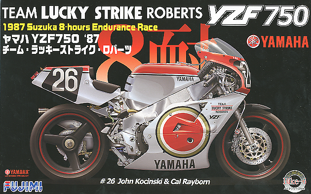 1/12 Yamaha YZF750 Lucky Strike Roberts - Hobby Sense
