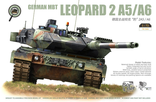 1/72 Leopard 2 A5/A6 Tank - Hobby Sense