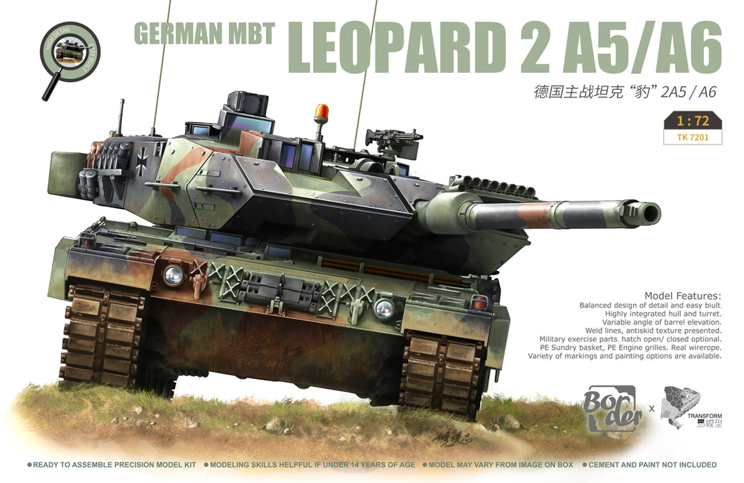1/72 Leopard 2 A5/A6 Tank - Hobby Sense