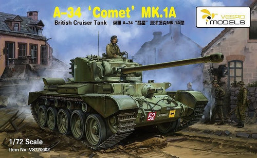 1/72 British Cruiser Tank A34 'Comet' Mk.IA - Hobby Sense
