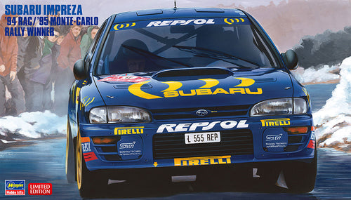 1/24 Subaru Impreza '94 RAC/'95 Monte Carlo Rally Winner - Hobby Sense
