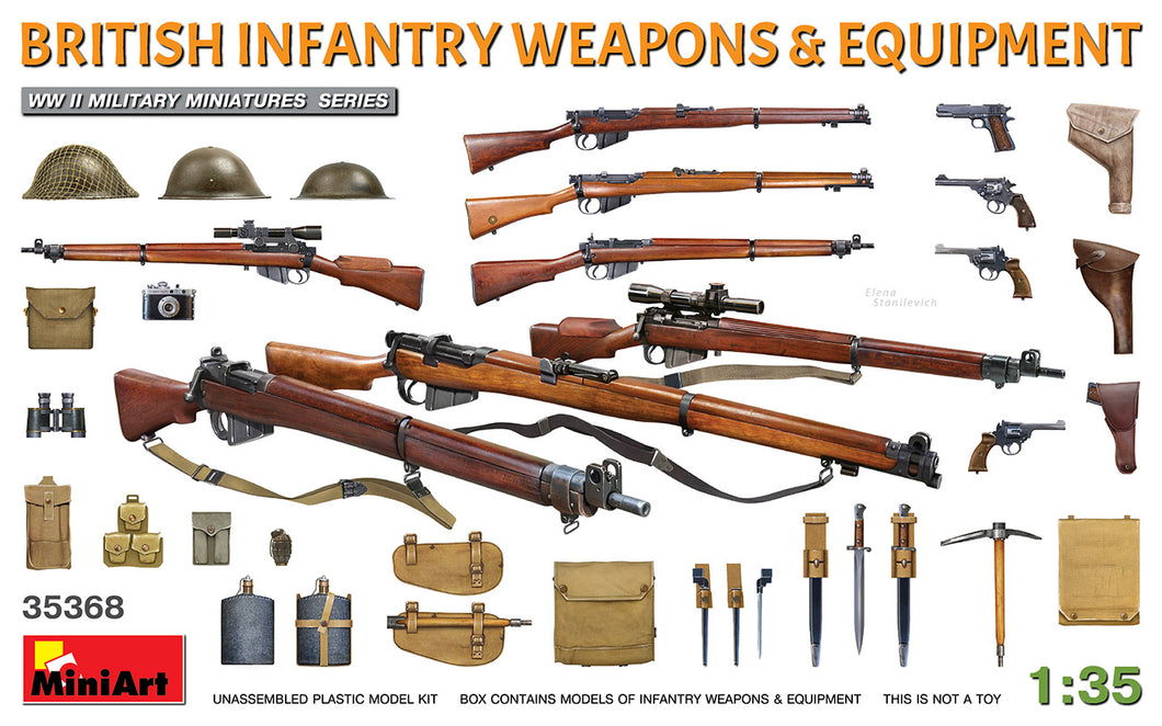 1/35 British Infantry Weapons & Equipment - Hobby Sense