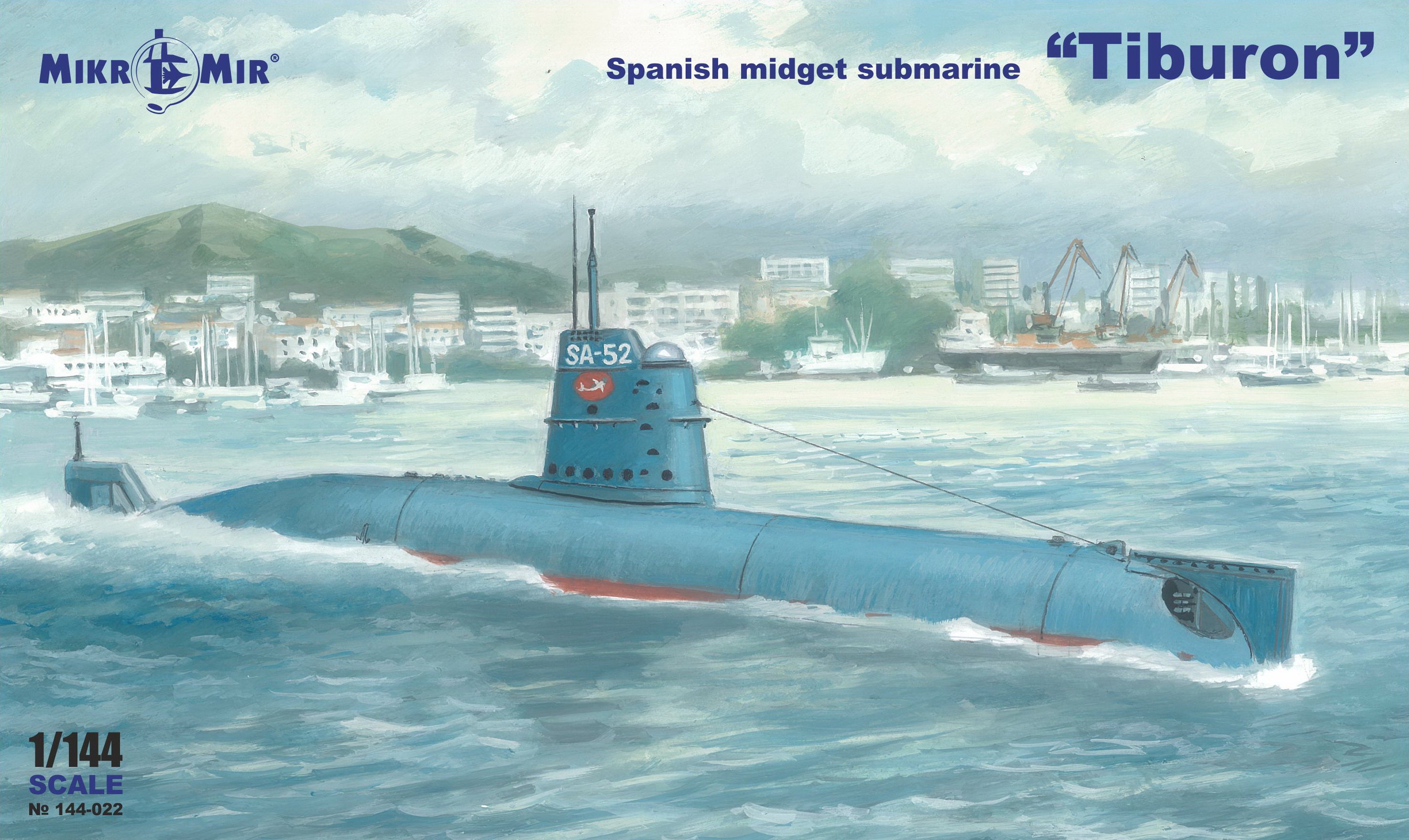 Spanish submarine Tiburon - Hobby Sense