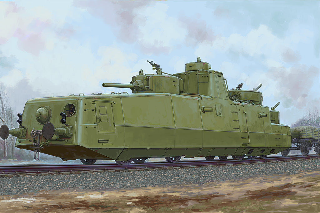 1/35 Soviet MBV2 Armored Train - Hobby Sense