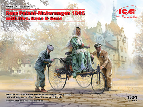 1/24 Benz Patent-Motorwagen 1886 with Mrs. Benz & Sons - Hobby Sense