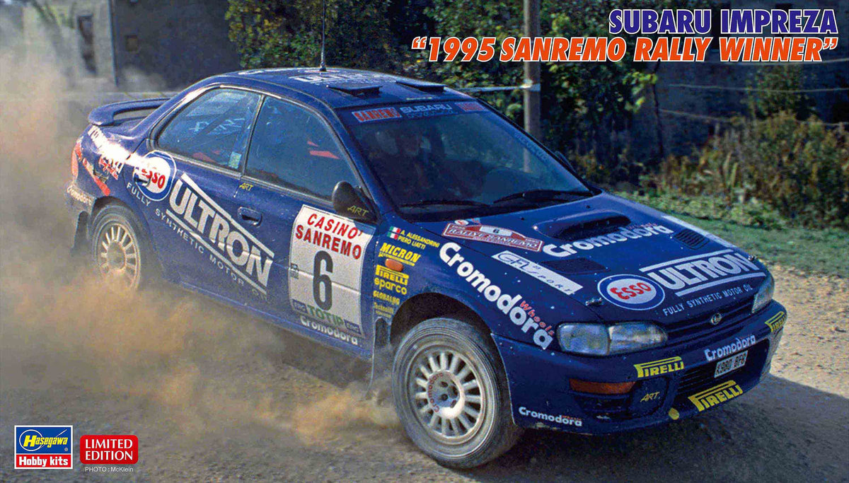 1/24 Subaru Impreza "1995 Sanremo Rally Winner" - Hobby Sense