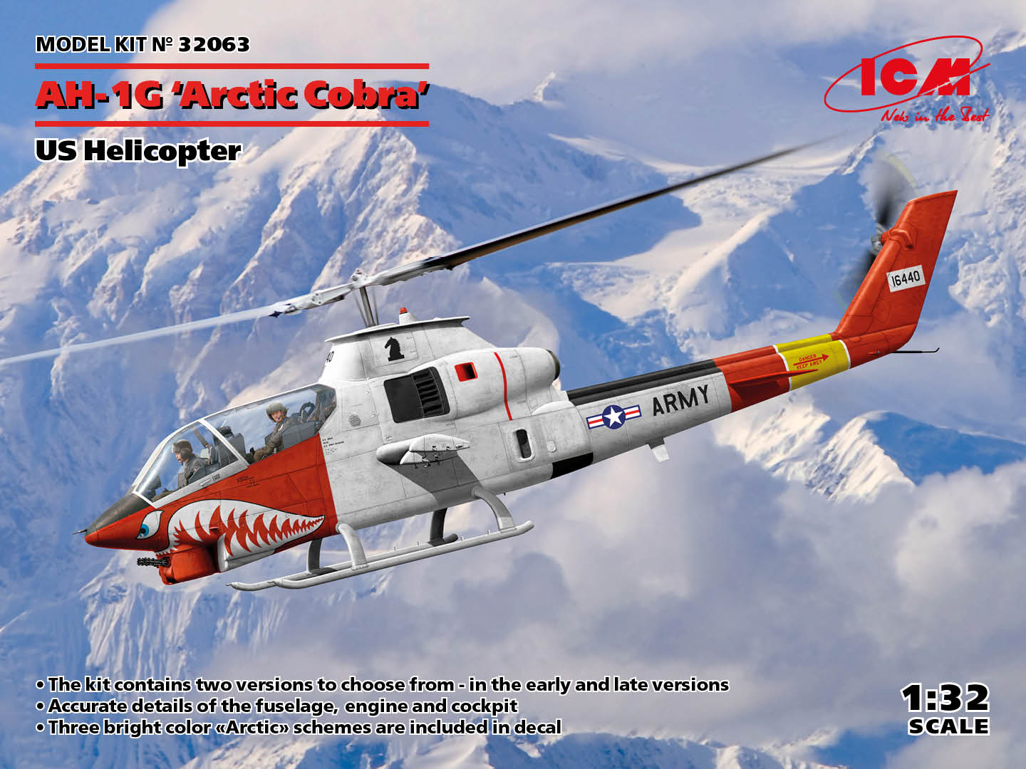 1/32 AAH-1G Arctic Cobra, US Helicopter - Hobby Sense