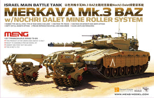1/35 Israeli Tank Merkava Mk.3 BAZ w/Nochri Dalet Mine Roller System - Hobby Sense