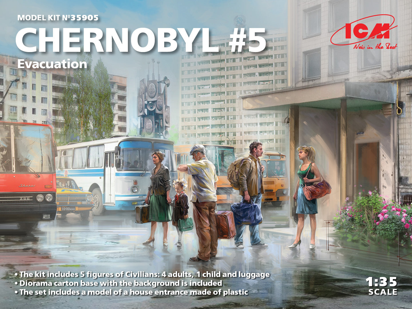 1/35 Chernobyl. Evacuation - Hobby Sense